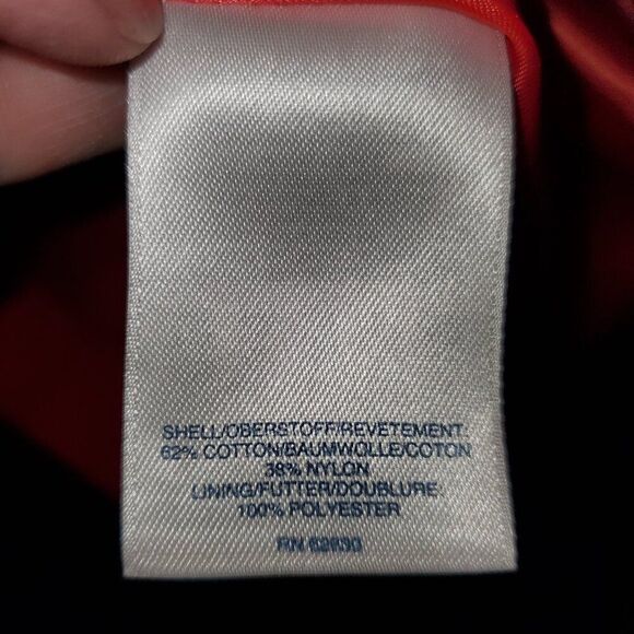 Bright Coral Lands End Raincoat! Classic wardrobe peice - Large - Picture 8 of 9